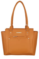 Breeze Tote Bag Tan Brown - Bagbreez.pk