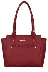 Breeze Tote Bag Mehroon - Bagbreez.pk