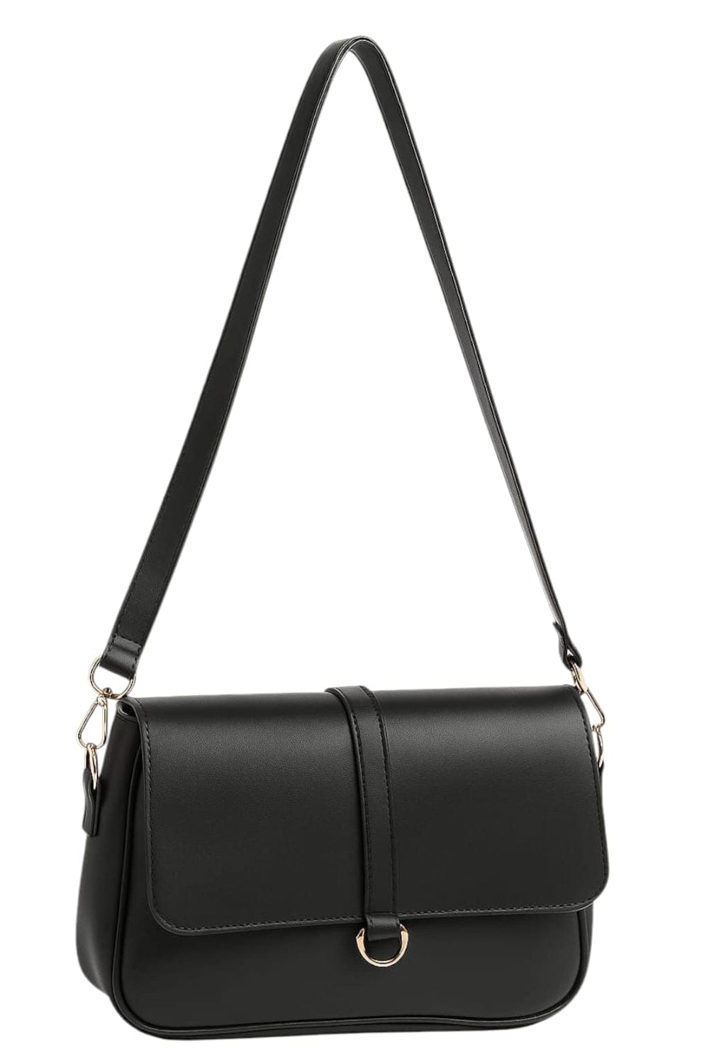 Flap Crossbody Bag Black - Bagbreez.pk