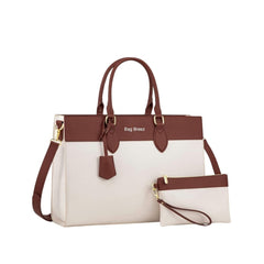Lady breeze Tote Bag Brown - Bagbreez.pk