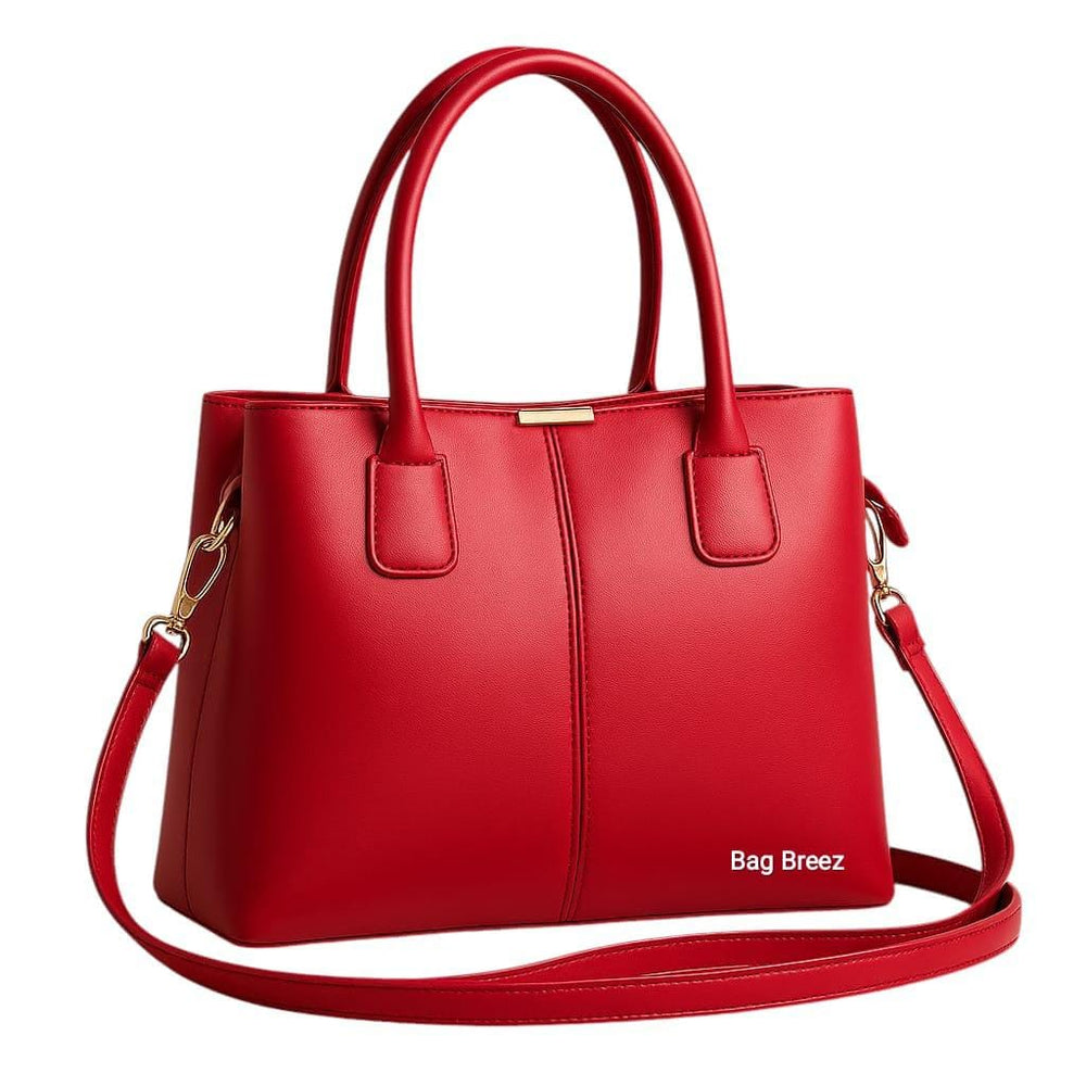 Classic shoulder Bag Red - Bagbreez.pk
