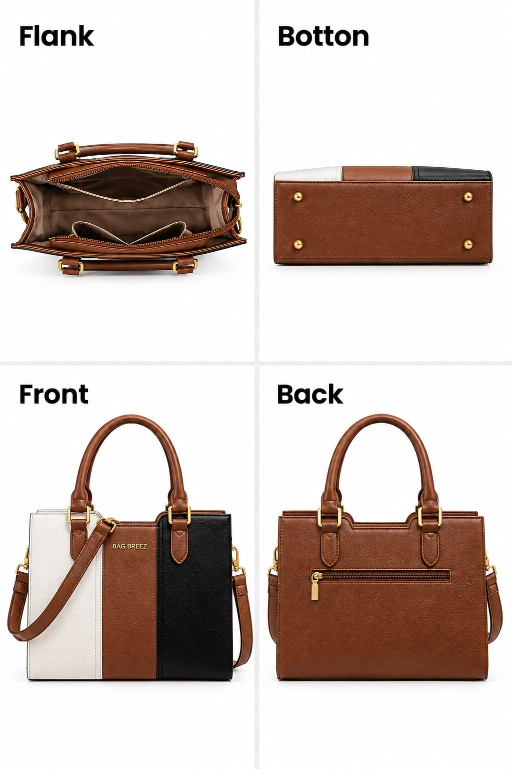 Vintage Leather Shoulder Handbag