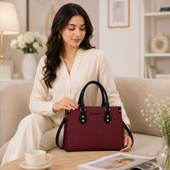 Carry Shoulder Bag Mehroon