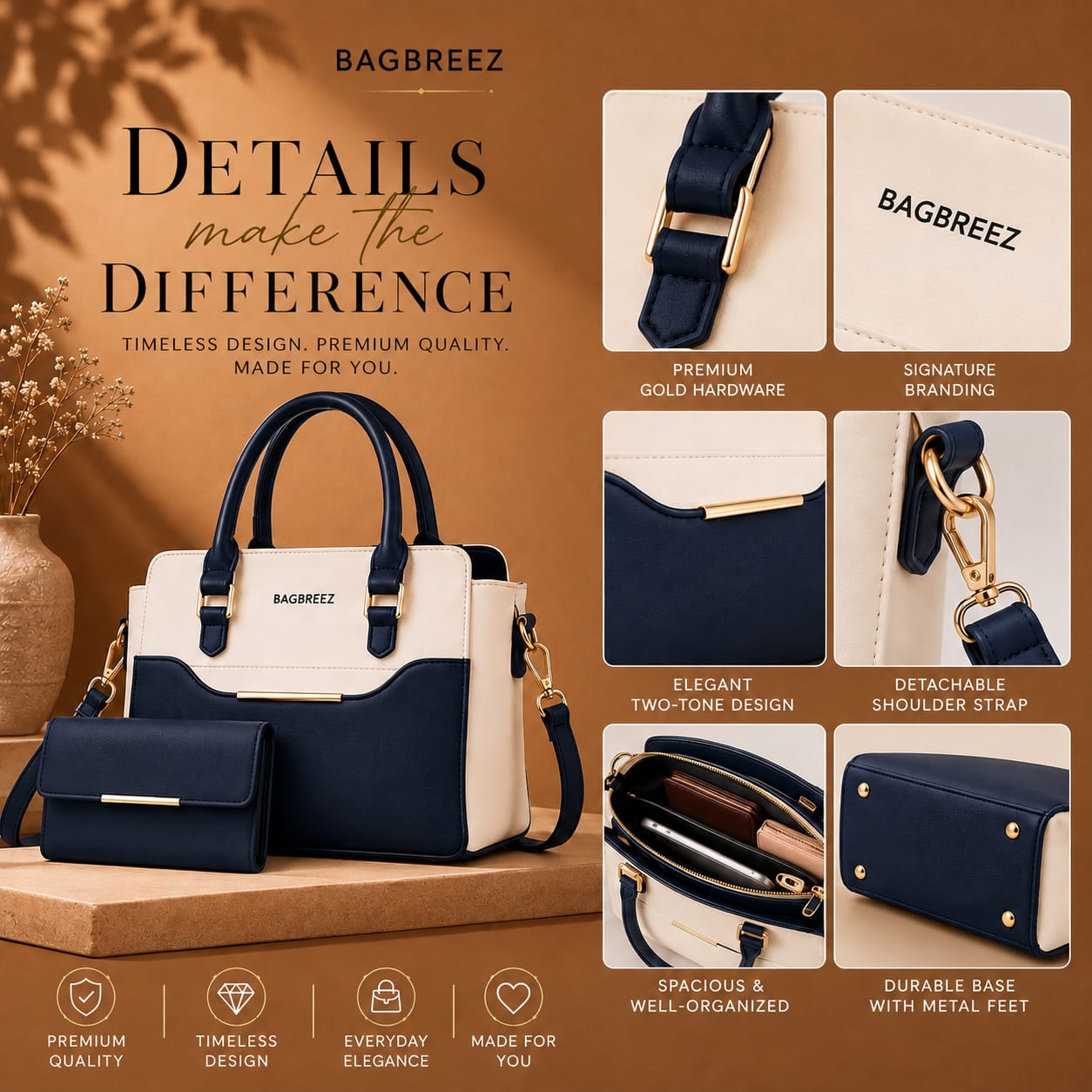 Hike Hevan Shoulder Bag Blue