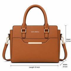 Hike Hevan Shoulder Bag Tan Brown