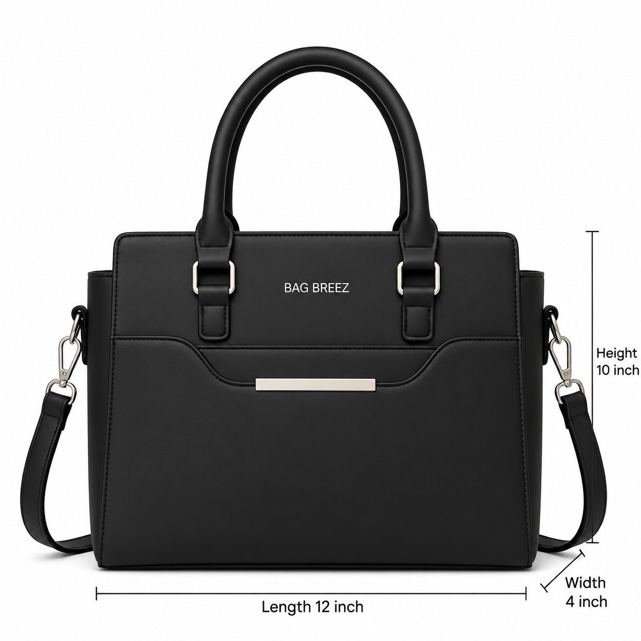Hike Hevan Shoulder Bag Black