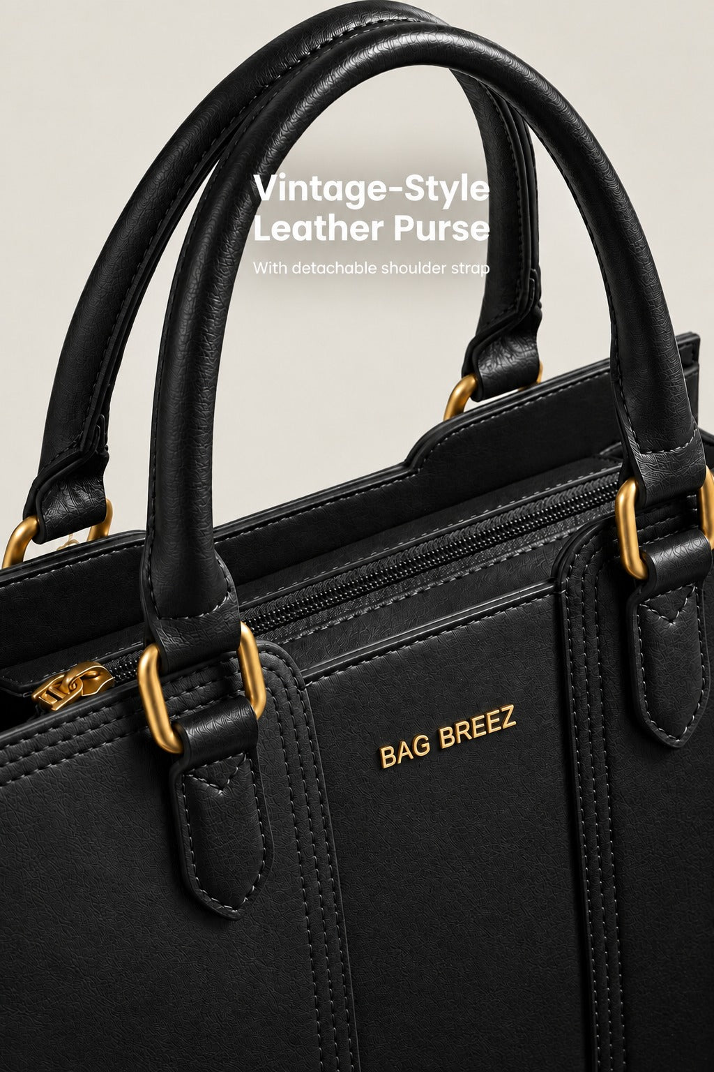 Vintage Leather Shoulder Handbag
