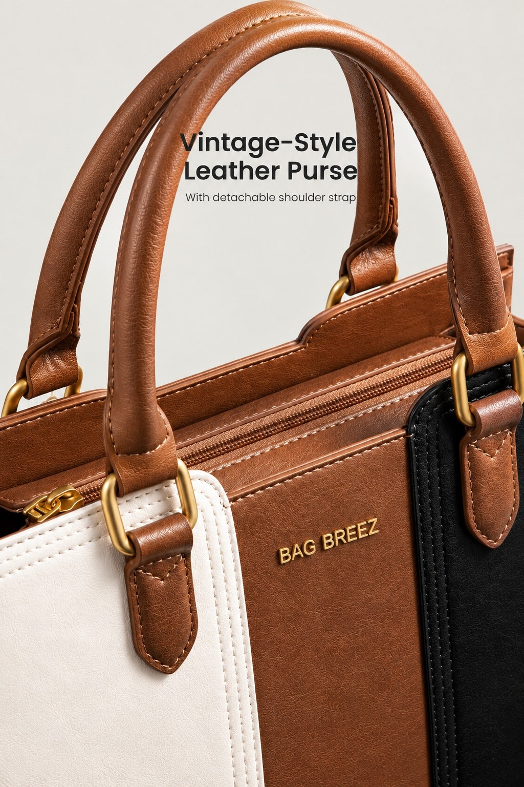 Vintage Leather Shoulder Handbag