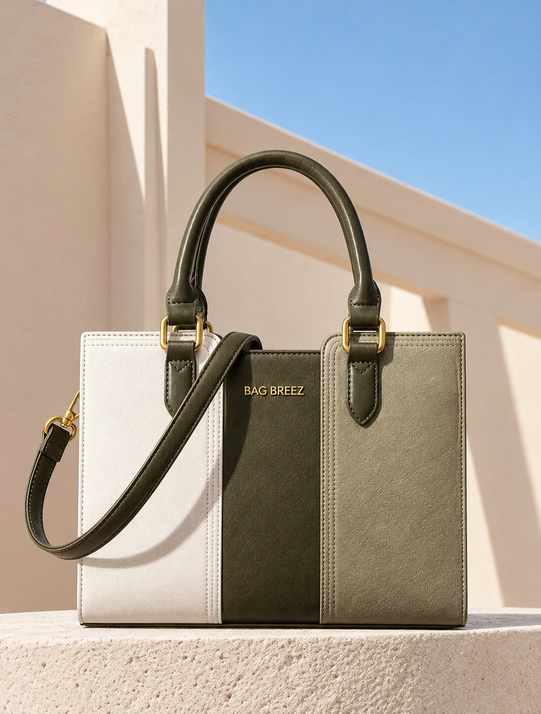 Vintage Leather Shoulder Handbag