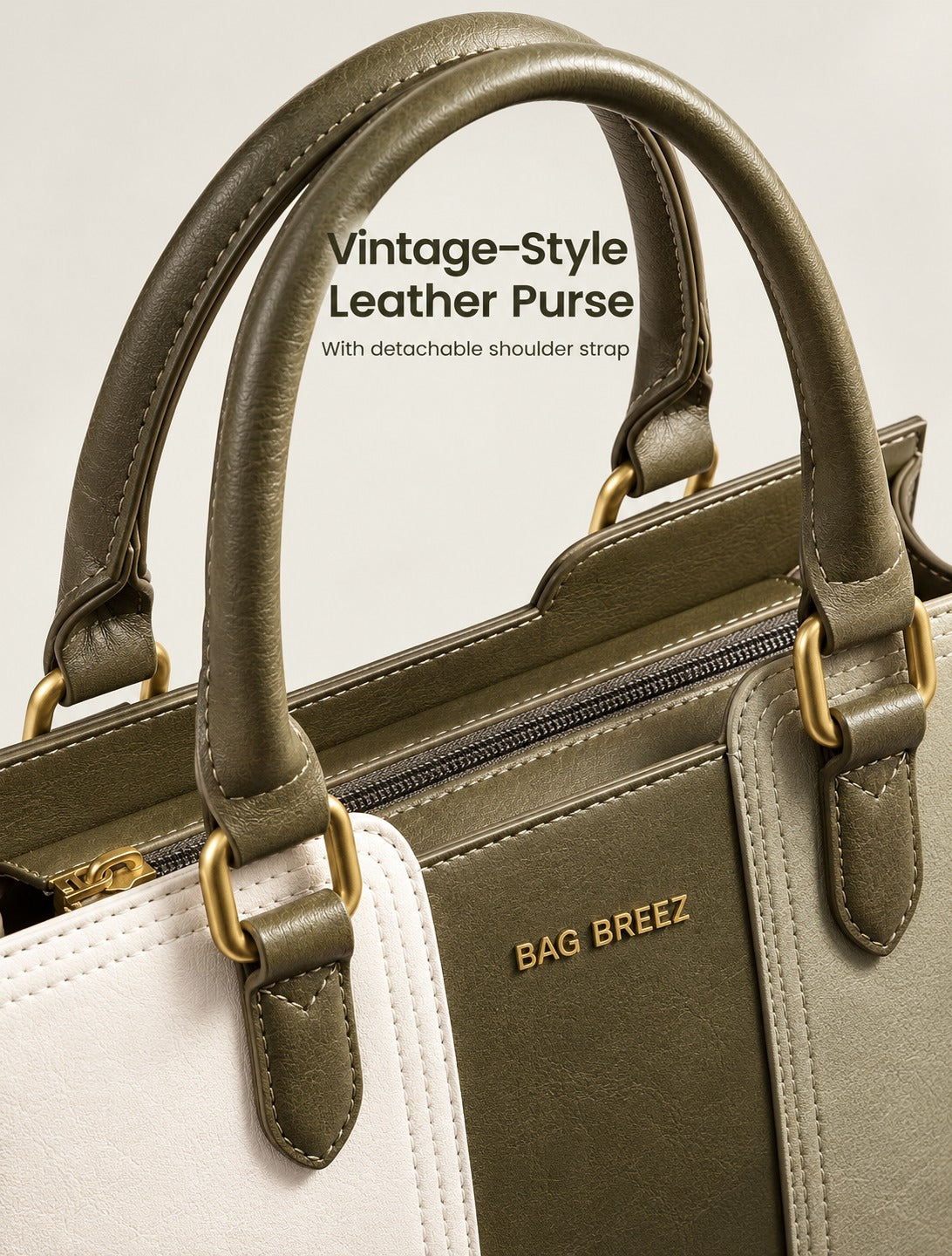 Vintage Leather Shoulder Handbag